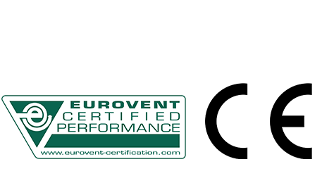 Produkty certyfikowane przez EUROVENT i CE